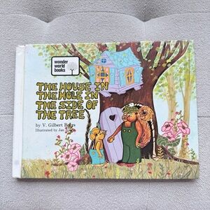 Vintage Wonder World Books The House In The Hole In The Side Of The Tree